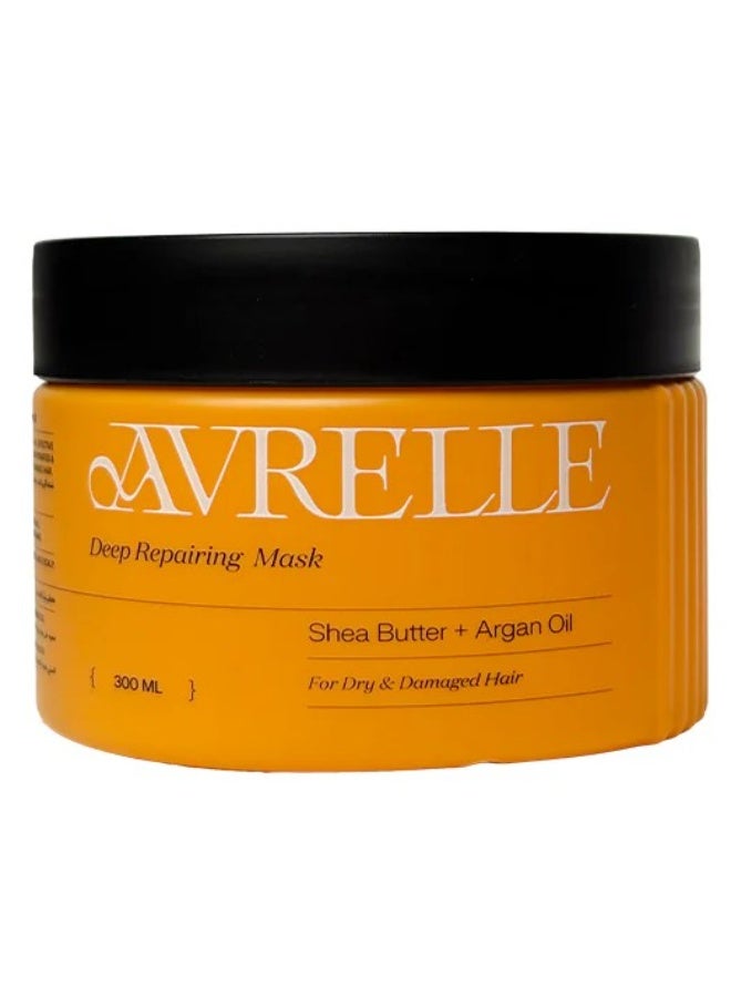 AVRELLE Hair Mask Shea Butter & Argan Oil 300ml - Image 1