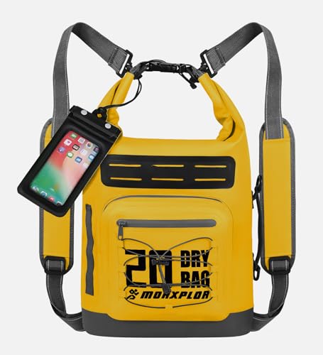 MORXPLOR Dry Bag Waterproof5L10L20L30L40L55L Roll Top Dry Bag Backpack with WaterProof Phone Case for SwimKayak - Image 1