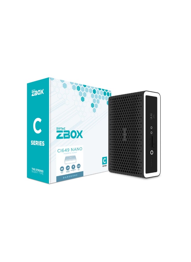 ZOTAC - ZBOX CI649 nano (barebone) Mini PC, Core i5-1335U Processor/32GB RAM DDR5/1TB HDD + 1TB SSD- Intel Iris Xe Graphics/Windows 11 - Image 1