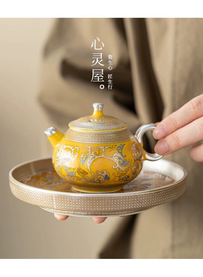 China Glaze 「Silver-Dragon Rhyme · Timeless Tea Set」 - Image 4