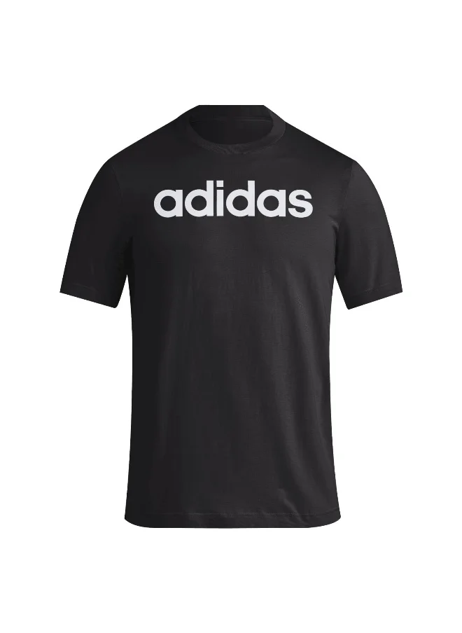 اديداس adidas M Lin Sj T Black Training T-Shirts 2XSS