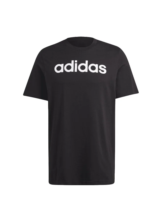 اديداس adidas M Lin Sj T Black Training T-Shirts 2XSS