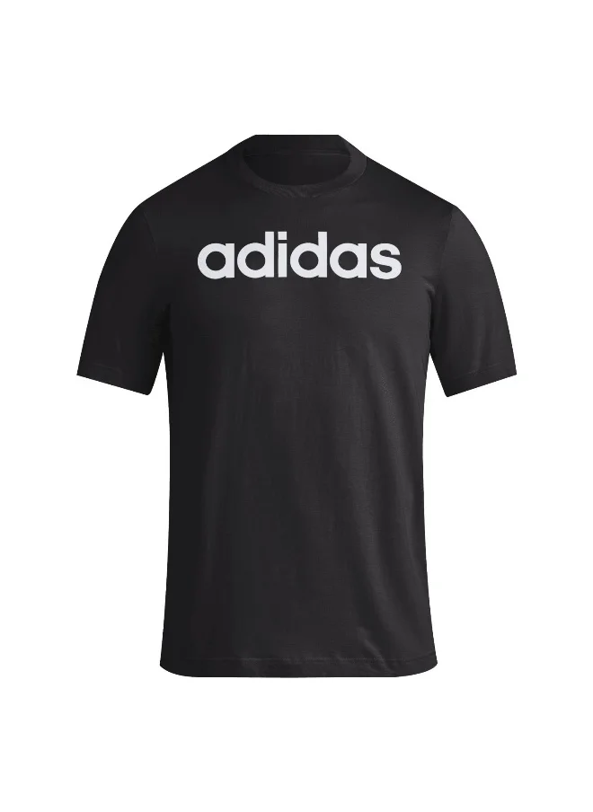 اديداس adidas M Lin Sj T Black Training T-Shirts 2XSS