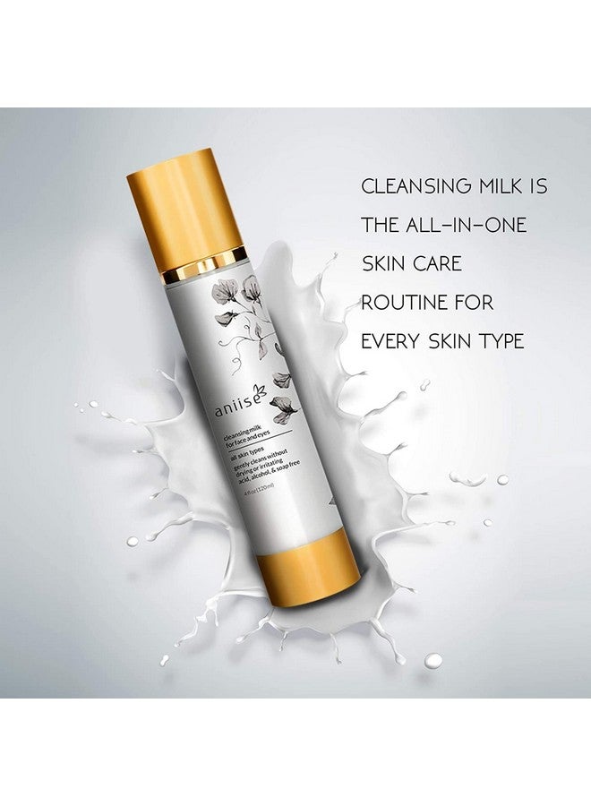aniise Gentle Cleansing Milk Allinone Face Wash Makeup Remover And Skin Care Solution Suitable For All Skin Types Alcoholfree Parabenfree Sulfatefree Vegan - Image 3