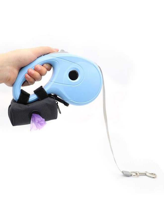 Pet Waste Bag Dispenser Zippered Pouch,Portable Dog Poop Bag Holder Leash Attachment Lightweight Fabric Bags (Dark Grey) - Image 3