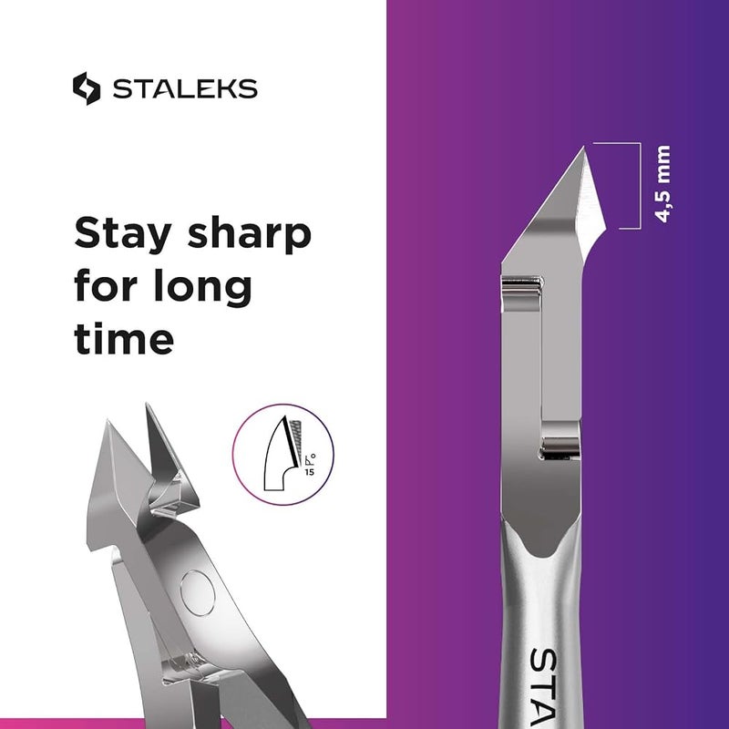 ستالكس برو مقصات الجلد المحيط بالظفر STALEKS PRO Smart 10 (طول الشفرة: 7 مم)، رقم المنتج: NS-10-7 - Image 5