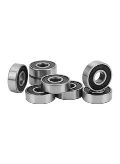Thoraya 8Pcs 608RS ABEC 9 Ball Bearing Carbon Steel Sealed Skateboard Bearings 8x22x7mm for Roller Skates Dance Boards Black  - Image 3