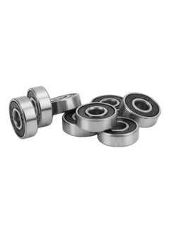 Thoraya 8Pcs 608RS ABEC 9 Ball Bearing Carbon Steel Sealed Skateboard Bearings 8x22x7mm for Roller Skates Dance Boards Black  - Image 2