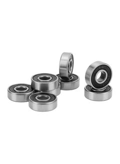 Thoraya 8Pcs 608RS ABEC 9 Ball Bearing Carbon Steel Sealed Skateboard Bearings 8x22x7mm for Roller Skates Dance Boards Black  - Image 5