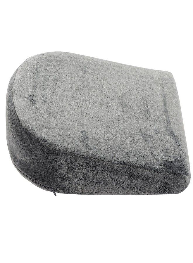 Cheer Collection Memory Foam Maternity Wedge Cushion ; Pregnancy Pain Relief Belly Support Pillow With Removable Microplush Washable Cover - Image 2