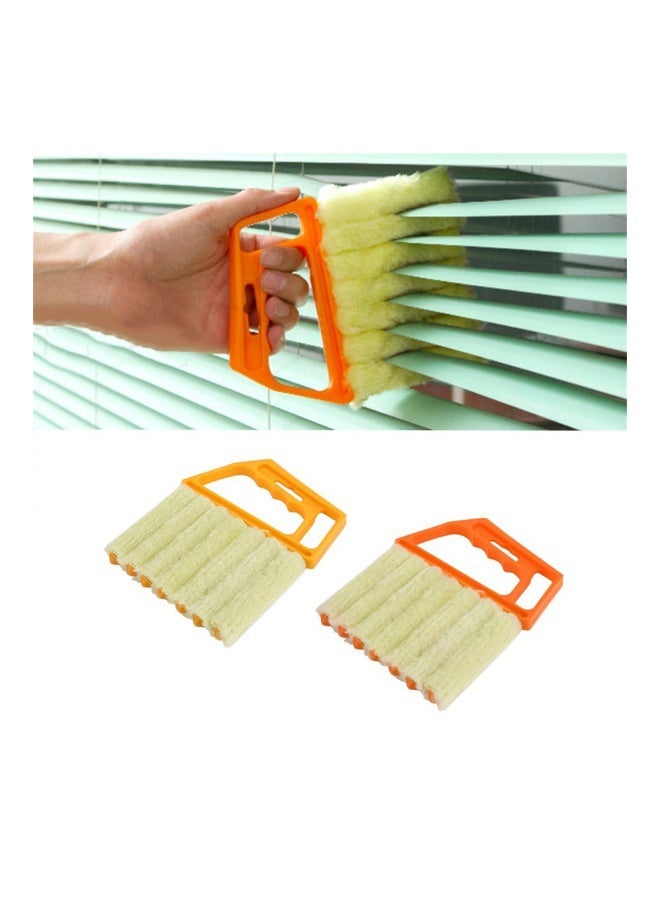 NIBEMINENT 2-Piece Venetian Blind Shutter Cleaning Brush Set Random 14.5*13*1cm - Image 2