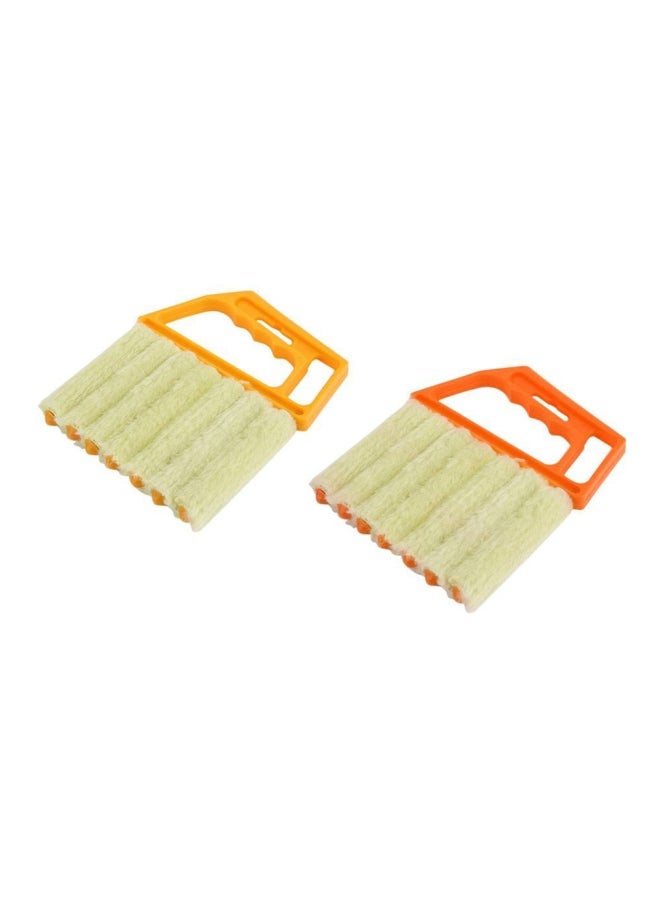 NIBEMINENT 2-Piece Venetian Blind Shutter Cleaning Brush Set Random 14.5*13*1cm - Image 1