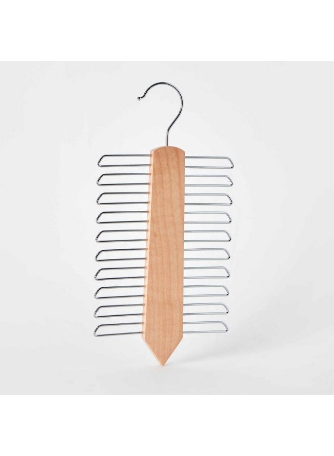 هوم بوكس علاق ties خشبية لتنظيم العلاقات في الخزانة - Image 5