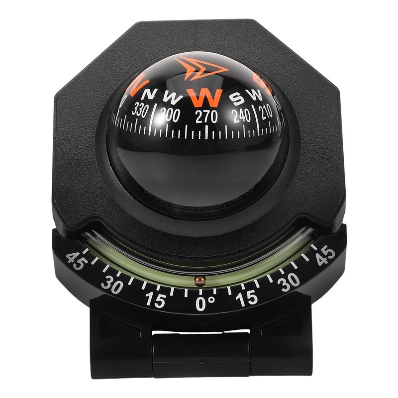 High Precision Car Boat Compass Ball With Inclinometer For Vehicle Marine Dash Mount - Image 2
