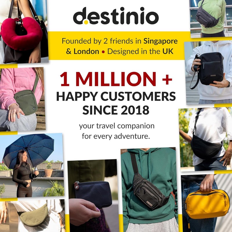 Destinio Universal Travel Adapter 6in1 Fast 35W Charging with PDQC 30 10 Year Warranty 2 Type C 3 USB Ports Universal Charger International Travel Adapter All in One Plug Socket Adaptor - Image 5