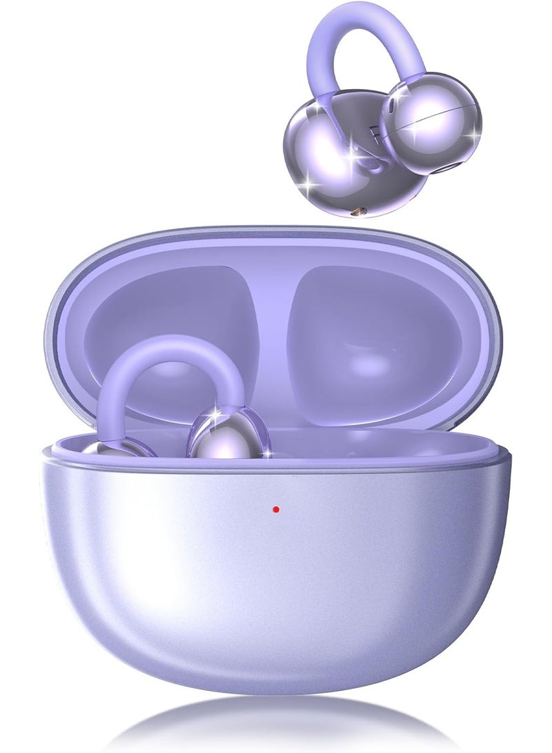MUNTAQI Open Ear Wireless Earbuds Bluetooth 5.4 – Lightweight Air Conduction Headphones with C-Shaped Bridge, Comfortable Open Ear Design, Noise Reduction Mic, Long Battery Life, Sports & Running Headphones - Image 1