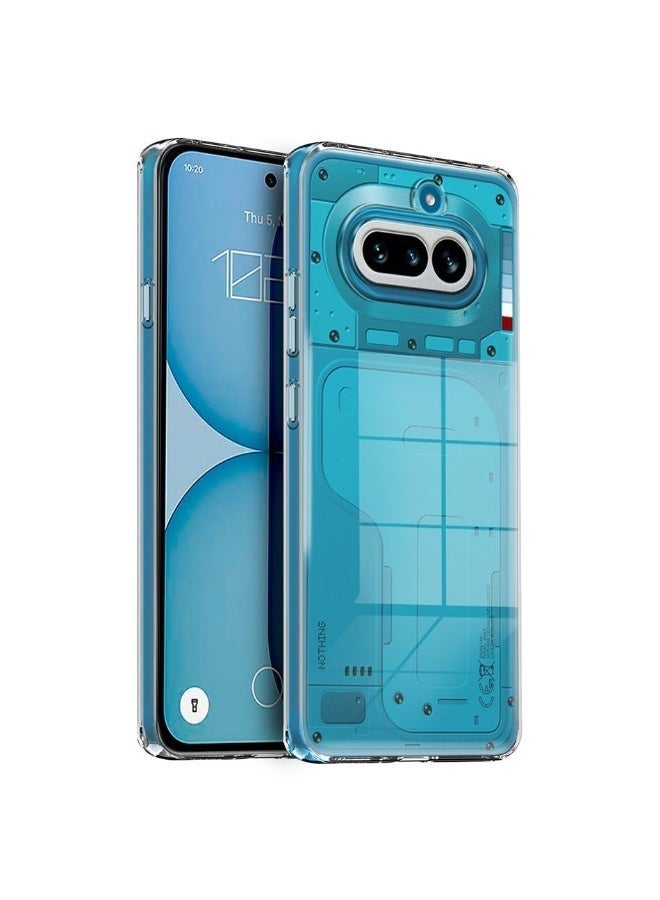 Crystal Clear Back Cover Case for Nothing Phone 4a 5G | 360 Degree Protection | Shock Proof Design | Transparent Back Cover Case for Nothing Phone 4a 5G - Image 4