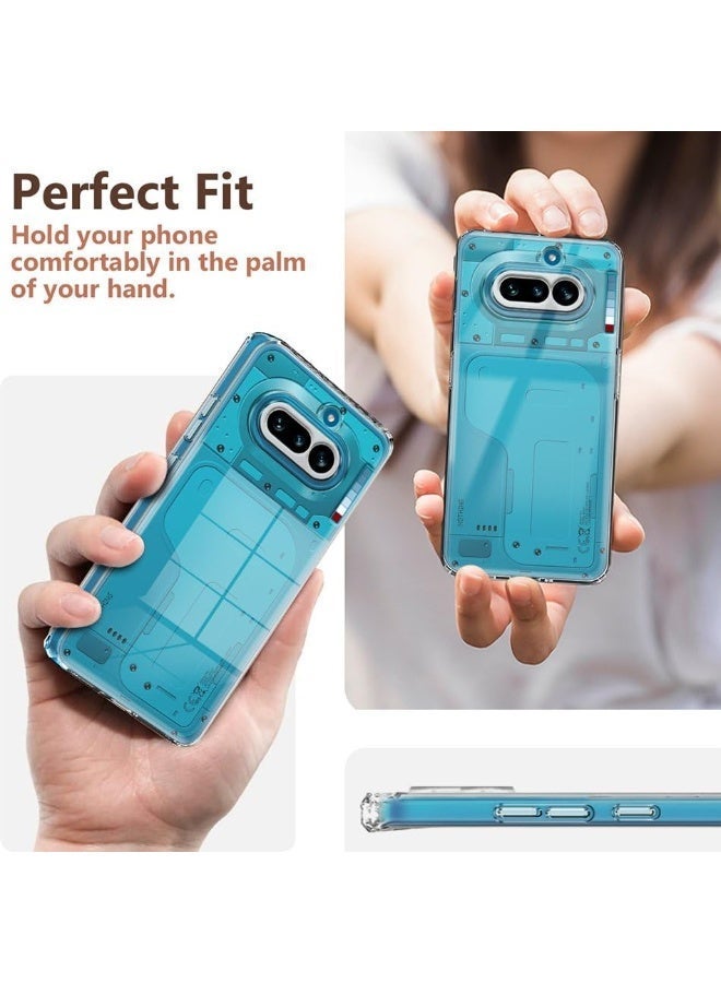 Crystal Clear Back Cover Case for Nothing Phone 4a 5G | 360 Degree Protection | Shock Proof Design | Transparent Back Cover Case for Nothing Phone 4a 5G - Image 5