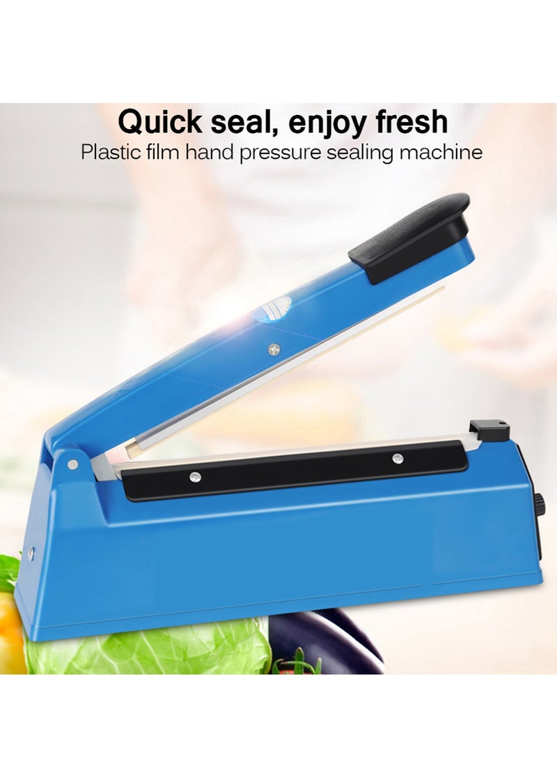 KESIBE KESIBE Sealing Packaging Machine Electric Manual Hand Impulse ,Heat Packet Pouch Bag Polybag Kitchen Seal Package Poly 8 20CM,300W BlUE 1389  - Image 4