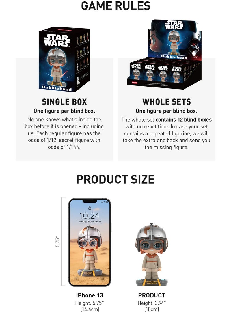 Star Wars Bobblehead Series Figures Lind Box (1 pc Only - Single Box) - AUTHENTIC - Image 4