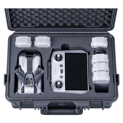 Lykus Titan MM510 Waterproof Hard Case for DJI Mini 5 Pro Fly More Combo Support RC2RCN3 up to 7 batteries CASE ONLY - Image 1