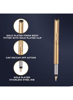 PARKER Vector Gold Fountain Pen 1 Count Pack Of 1 9000014375  - Image 3