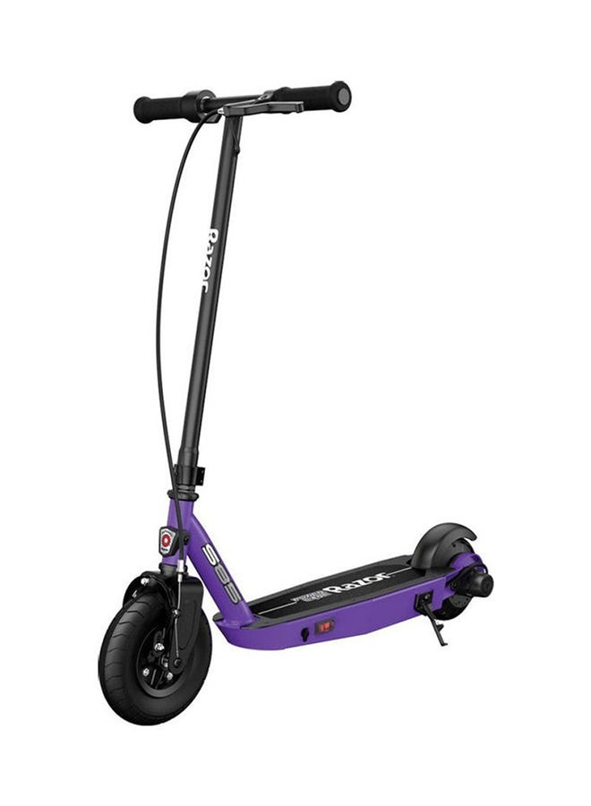 ريزر سكوتر كهربائي Razor Power core S85، سرعة تصل إلى 16 كم/ساعة، بطارية قابلة لإعادة الشحن 12 فولت، إطار أمامي هوائي مقاس 8 بوصات، فرامل خلفية، إطار فولاذي خفيف الوزن - أرجواني - Image 1