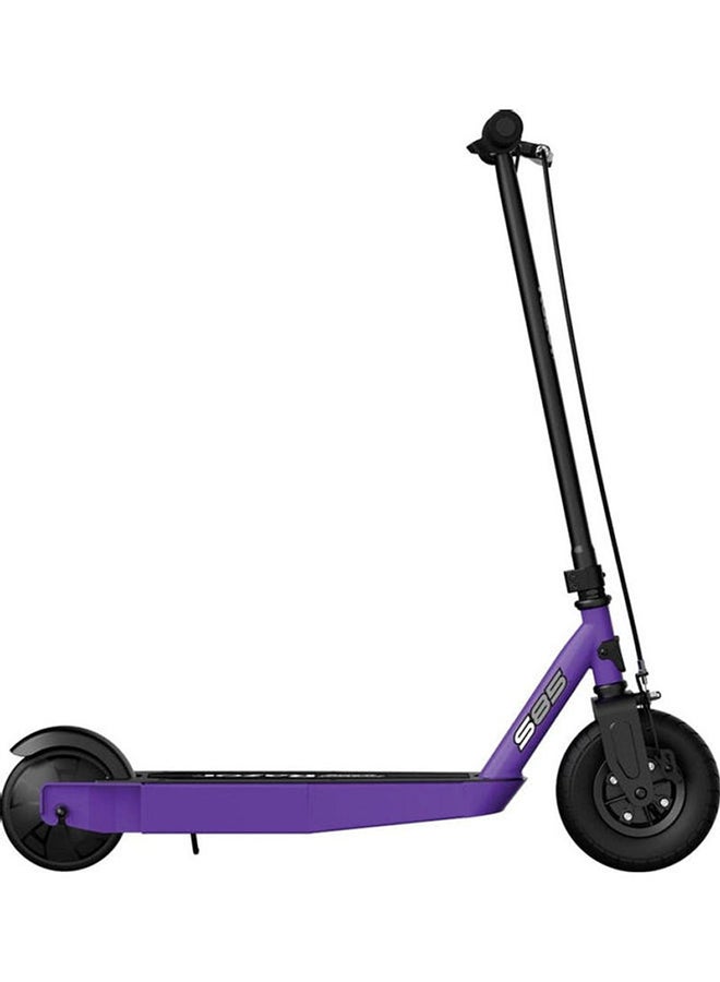 ريزر سكوتر كهربائي Razor Power core S85، سرعة تصل إلى 16 كم/ساعة، بطارية قابلة لإعادة الشحن 12 فولت، إطار أمامي هوائي مقاس 8 بوصات، فرامل خلفية، إطار فولاذي خفيف الوزن - أرجواني - Image 2