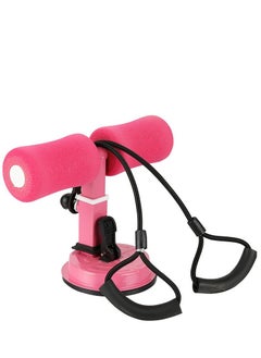 Rabos Sit Up Bar For Floor, Upgrade Version Portable Sit Up Assistant with Adjustable Suction Cup and Foot Holder, Pull Rope for Abs Home Travel Muscle Exercise Body Training  - Image 1