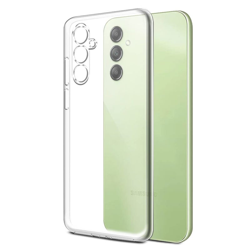 Nishtech غطاء خلفي شفاف هجين ناعم رفيع مضاد للغبار لجهاز سامسونج جالاكسي A14 5G / A14 4G مع حماية الكاميرا - Image 3