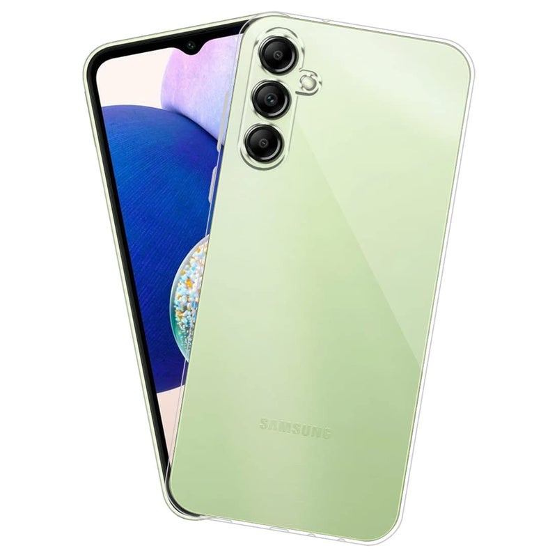 Nishtech غطاء خلفي شفاف هجين ناعم رفيع مضاد للغبار لجهاز سامسونج جالاكسي A14 5G / A14 4G مع حماية الكاميرا - Image 2