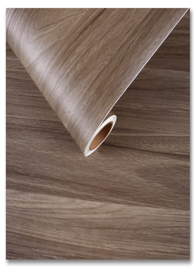 CRE8TIVE Wood Contact Paper for Countertops Waterproof Faux Wood Peel and Stick Wallpaper Removable Self Adhesive Thick Rustic Wood Grain Contact Paper Vinyl Roll for Kitchen Cabinets Shelves 12"x80" - Image 1
