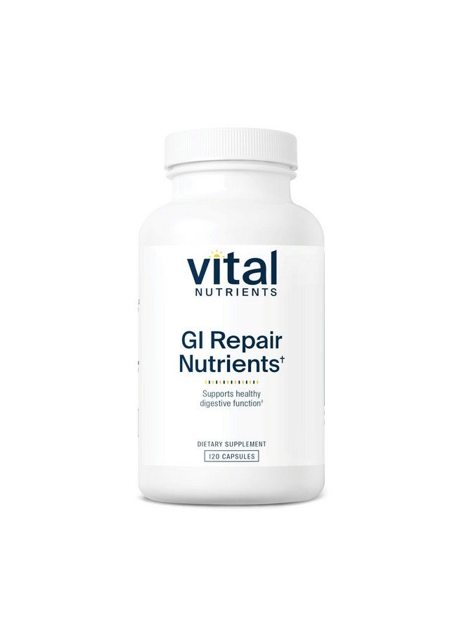 Vital Nutrients Vital Nutrients GI Repair Nutrients | Leaky Gut Capsule with L Glutamine and N-Acetyl | Digestive Enzyme Supplement to Support Gut Health and Digestion | Gluten and Dairy Free | 120 Capsules  - Image 1