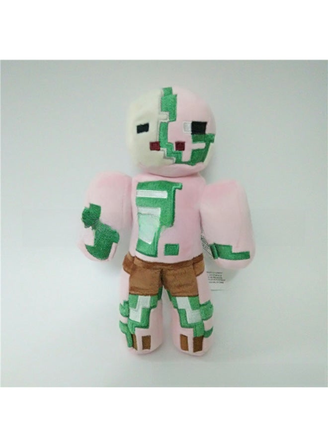 My World Plush Toy Coolie Fear Shadowman Spider Zombie Man Tiger Cat Squid Aries Steve Doll-Color:23cm Pink Zombie People-Height:15cm-60cm - Image 1