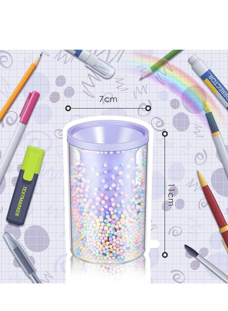 Loquat 2 Piece Cute Bubble Stationery Pen Holder Desktop Organizer Ball Pencil Holder - Image 2