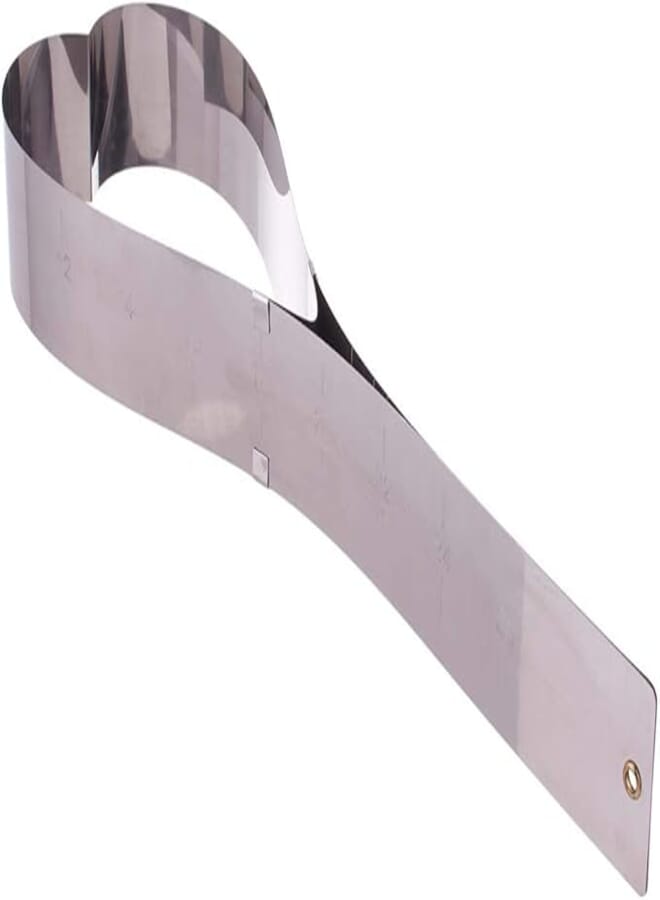 Agfa Heart Shaped Stainless Steel Cake Mold - 12-26 cm