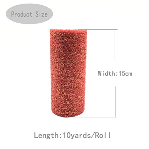 BHOOLU&GOOLU P S Retail Tissue Tulle Roll (Blue Silver) - Image 2