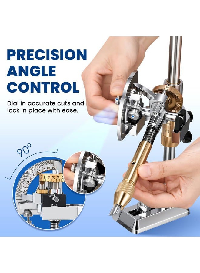Mxmoonant Angle Manipulator for Gem Faceting Machine, 32/64/72/96 Index Wheels, High Precision Jade Jewelry Polishing Handle - Image 3