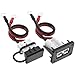 Malictele Anderson Connector 8AWG 50AMP Battery Quick ConnectDisconnect Connector 6 to 12 Gauge 125ft Battery Cable Connector 12v36V Winch Wiring Kit for Cable RV Truck Winch2 Pack - Image 2