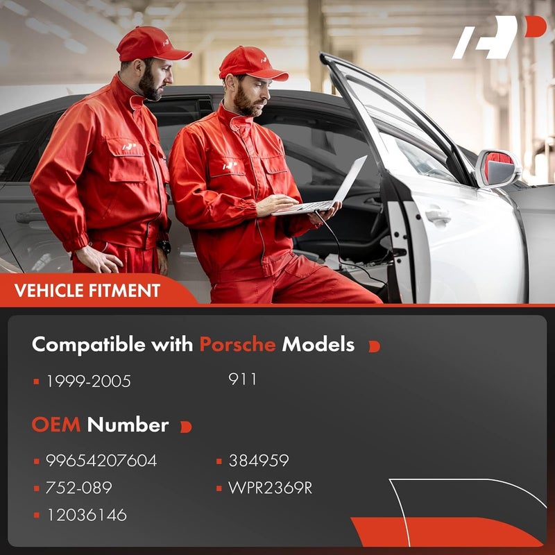 A-Premium Power Electric Window Regulator Without Motor for Porsche 911 (1999-2005) Front Right Passenger Side - Image 2