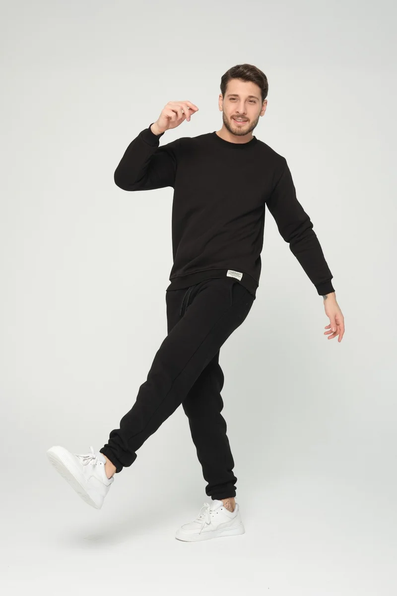 Four Man Konforset Sweatshirt and Jogger Sweatpants Double Set