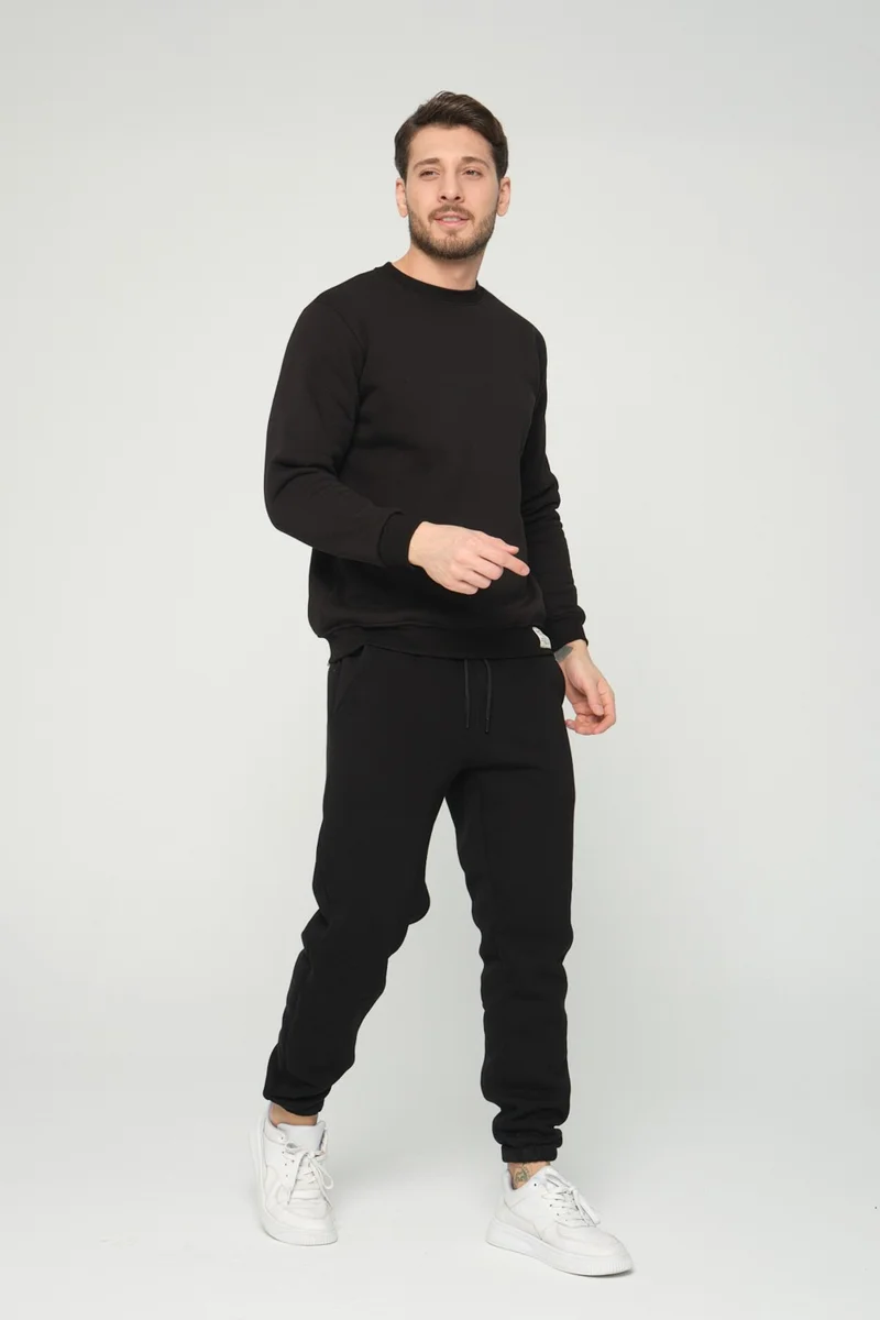 Four Man Konforset Sweatshirt and Jogger Sweatpants Double Set