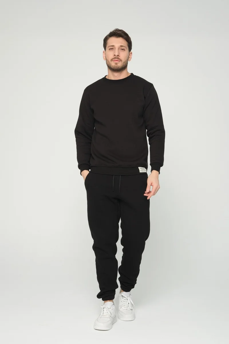Four Man Konforset Sweatshirt and Jogger Sweatpants Double Set