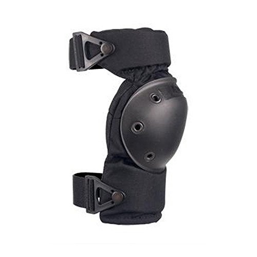 Alta 52913.00 AltaCONTOUR Knee Protector Pad, Black Cordura Nylon Fabric, AltaLOK Fastening, Flexible Cap, Round, Black (One Pair) - Image 2