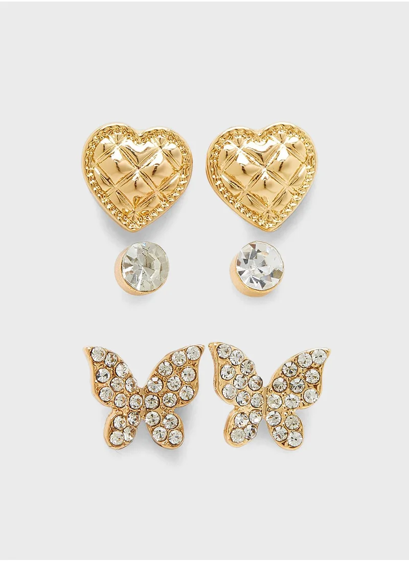 ALDO Ocaewan Earrings (Set Of 3)