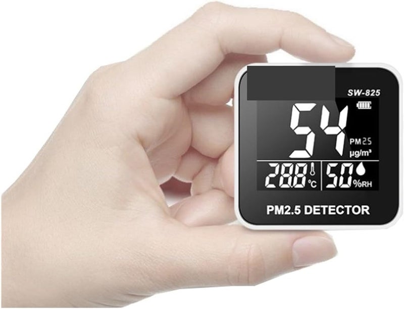 Air Quality Monitor, SW-825 Digital PM2.5 Detector 0-500ug/m³ Mini Portable PM 2 5 Sensor Air Quality Monitor Temperature Humidity Meter,for Home - Image 2