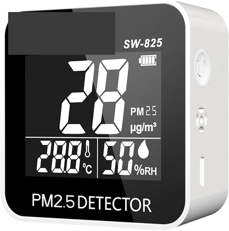 Air Quality Monitor, SW-825 Digital PM2.5 Detector 0-500ug/m³ Mini Portable PM 2 5 Sensor Air Quality Monitor Temperature Humidity Meter,for Home - Image 5