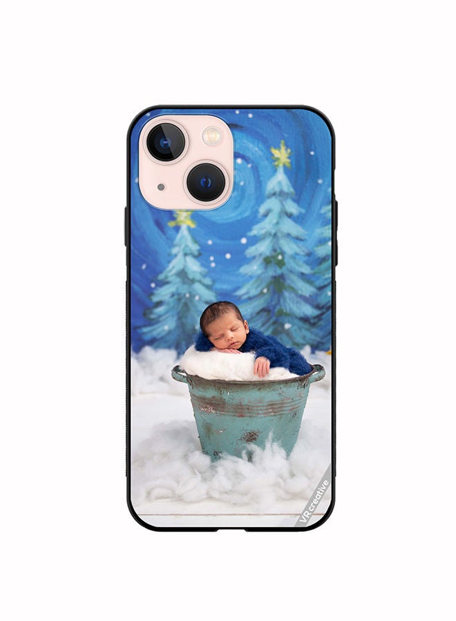 VR CREATIVE Protective Case Cover For Apple iPhone 14 Plus Snowy Baby Design Multicolour - Image 1