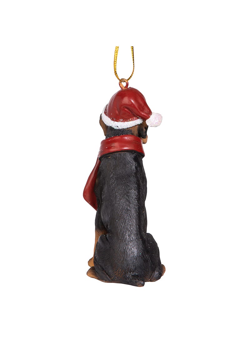Design Toscano Design Toscano Christmas Xmas Doberman Holiday Dog Ornaments  - Image 5