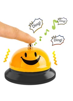 Y&D Call Bell Service for Desk, Desk 3.35 Inch Diameter, Bells with Metal Anti-Rust Construction, Hotels, Front Schools, Dinner, Hotel, Reception Areas, 2 Pack  - Image 2